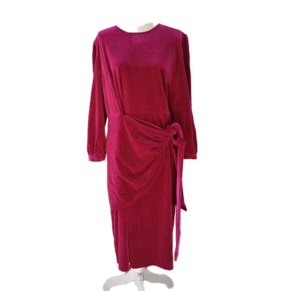 open lace back dress Modest Women's Cotton Dress 28302 main image 1